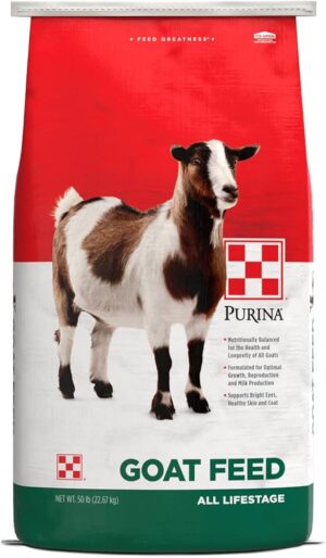 Cabra Purina Alimentación de cabra - Bolsa de 50 libras (50 libras)